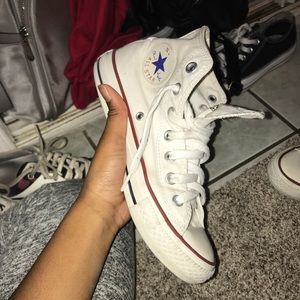 ALL WHITE HIGHTOP CONVERSE